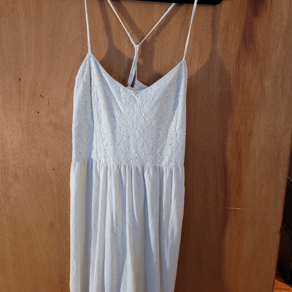American Eagle White Floral Dress